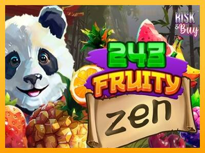 243 Fruity Zen παιχνιδομηχανή για τα χρήματα