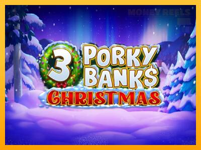 3 Porky Banks Christmas παιχνιδομηχανή για τα χρήματα