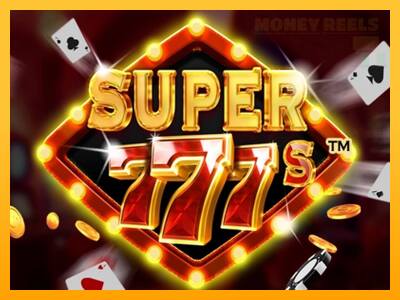 Super 777s παιχνιδομηχανή για τα χρήματα