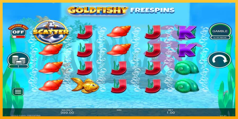 Gold Fishy Free Spins παιχνιδομηχανή για τα χρήματα, εικόνα 2