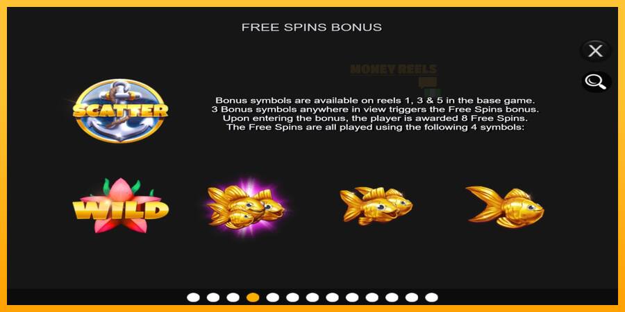 Gold Fishy Free Spins παιχνιδομηχανή για τα χρήματα, εικόνα 5