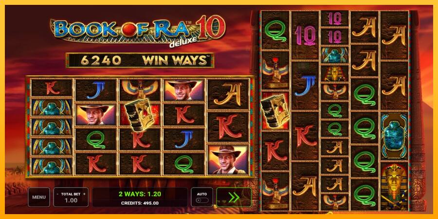 Book of Ra Deluxe 10 Win Ways παιχνιδομηχανή για τα χρήματα, εικόνα 2