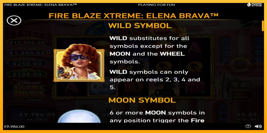 Fire Blaze Extreme: Elena Brava παιχνιδομηχανή για τα χρήματα, εικόνα 4