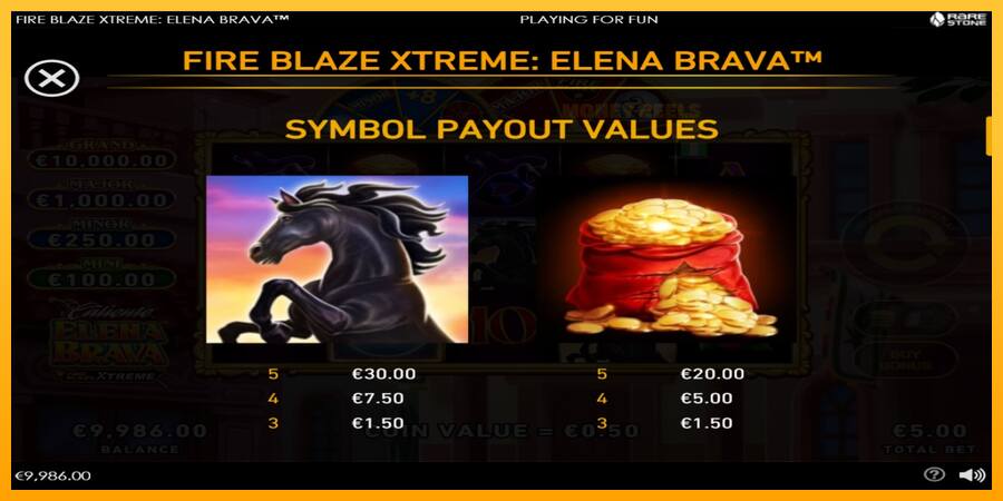 Fire Blaze Extreme: Elena Brava παιχνιδομηχανή για τα χρήματα, εικόνα 6