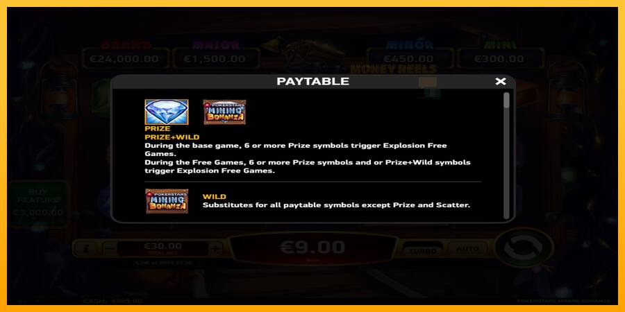 Pokerstars Mining Bonanza παιχνιδομηχανή για τα χρήματα, εικόνα 4