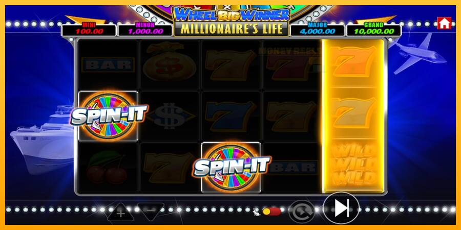 Wheel Big Winner Millionaires Life παιχνιδομηχανή για τα χρήματα, εικόνα 3