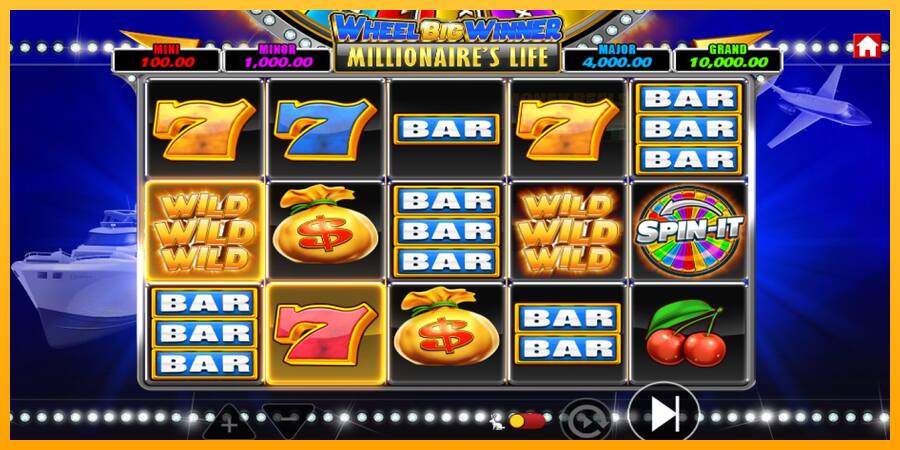 Wheel Big Winner Millionaires Life παιχνιδομηχανή για τα χρήματα, εικόνα 5