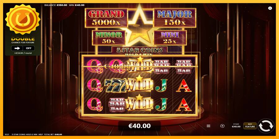 5 Star Coins: Hold & Win παιχνιδομηχανή για τα χρήματα, εικόνα 4