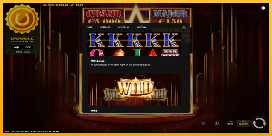 5 Star Coins: Hold & Win παιχνιδομηχανή για τα χρήματα, εικόνα 6