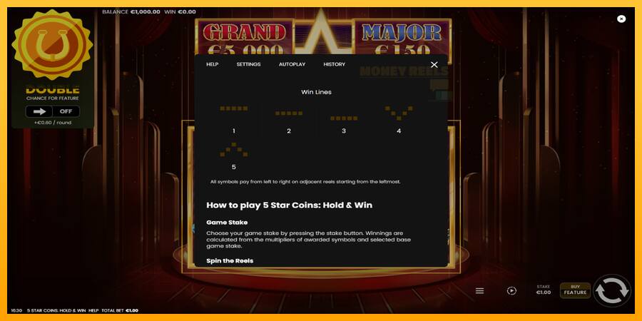 5 Star Coins: Hold & Win παιχνιδομηχανή για τα χρήματα, εικόνα 7