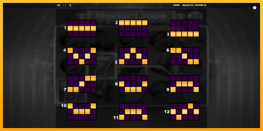 Majestic Crown 20 παιχνιδομηχανή για τα χρήματα, εικόνα 6
