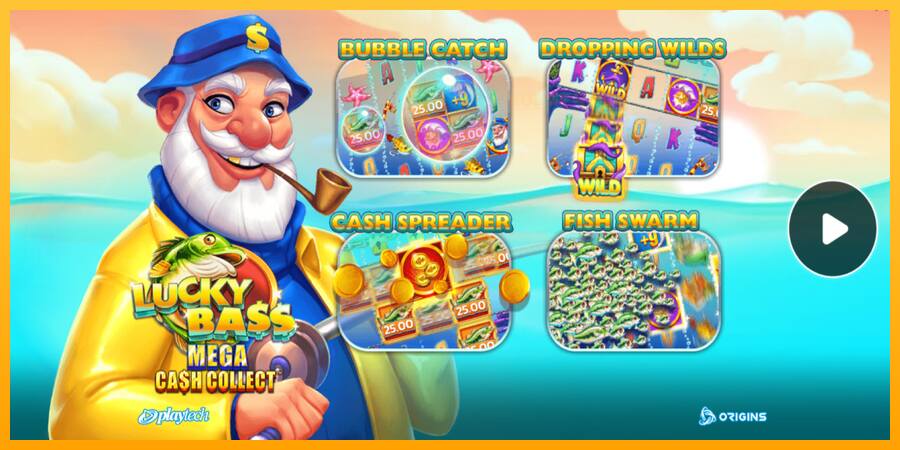 Lucky Bass Mega Cash Collect παιχνιδομηχανή για τα χρήματα, εικόνα 1