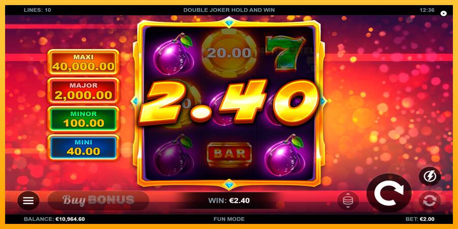 Double Joker Hold and Win παιχνιδομηχανή για τα χρήματα, εικόνα 3