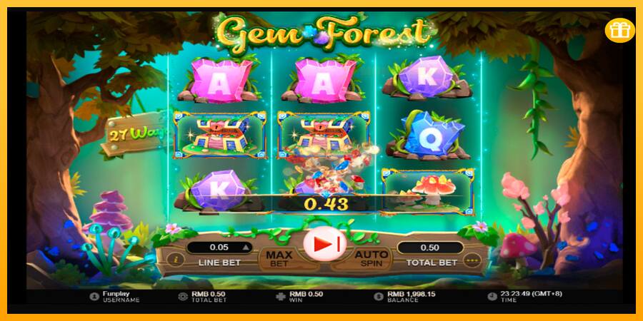 Gem Forest παιχνιδομηχανή για τα χρήματα, εικόνα 5