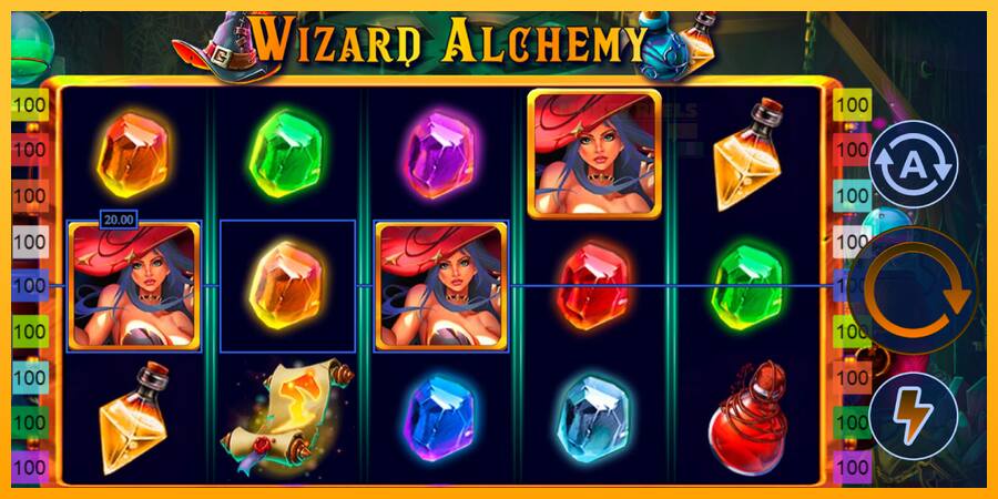 Wizard Alchemy παιχνιδομηχανή για τα χρήματα, εικόνα 4