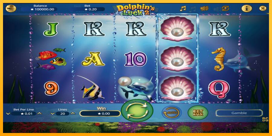 Dolphin’s Luck 2 παιχνιδομηχανή για τα χρήματα, εικόνα 1