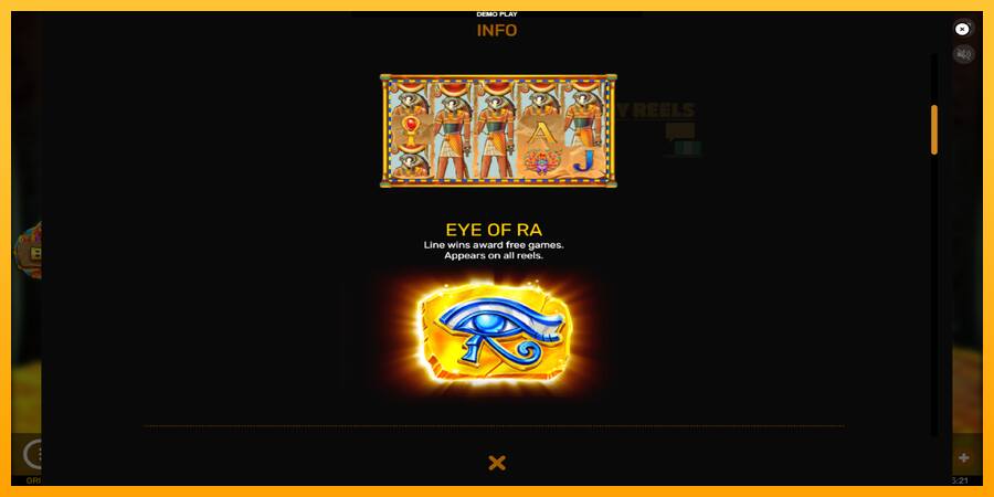 Eyes of Ra παιχνιδομηχανή για τα χρήματα, εικόνα 5