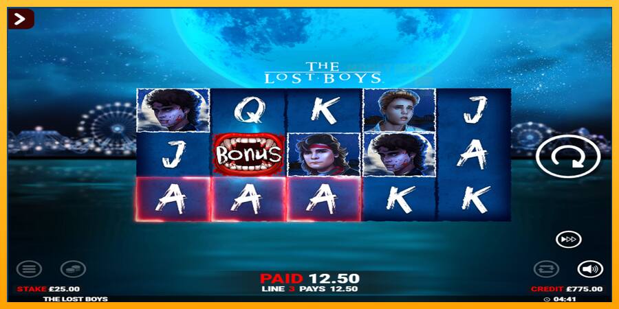 The Lost Boys Rapid Fire Jackpots παιχνιδομηχανή για τα χρήματα, εικόνα 2