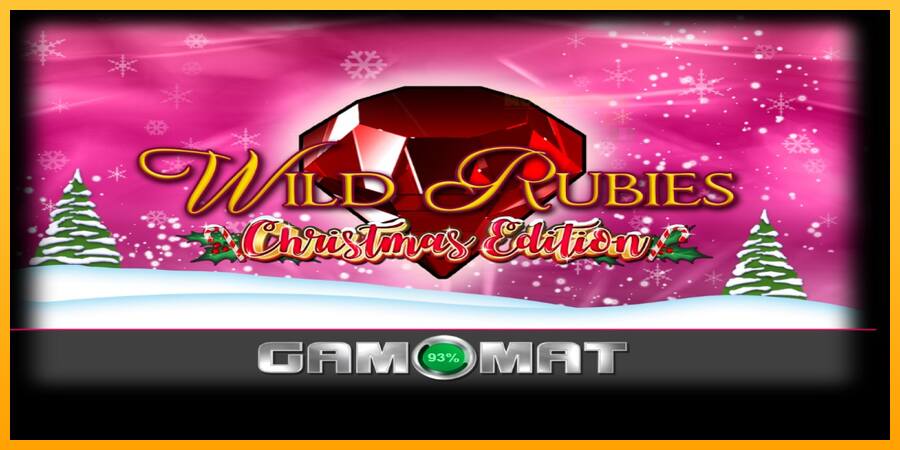 Wild Rubies Сhristmas Edition παιχνιδομηχανή για τα χρήματα, εικόνα 1