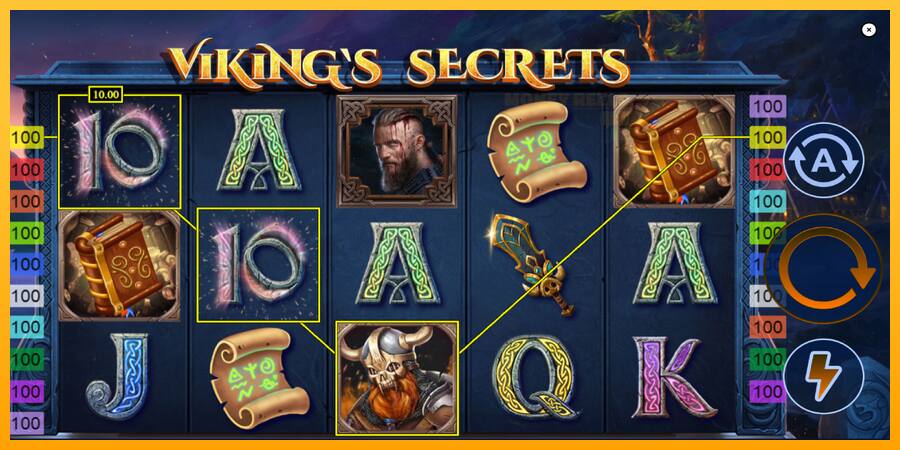 Vikings Secrets παιχνιδομηχανή για τα χρήματα, εικόνα 4