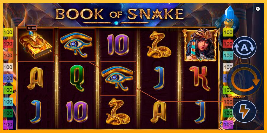 Book of Snake παιχνιδομηχανή για τα χρήματα, εικόνα 4