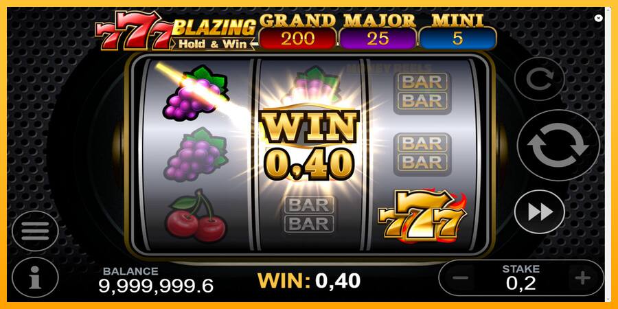 777 Blazing Hold & Win παιχνιδομηχανή για τα χρήματα, εικόνα 2