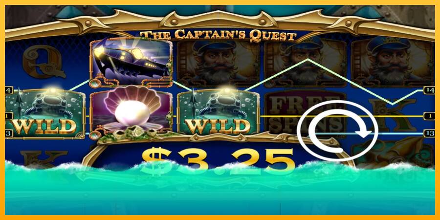 The Captains Quest παιχνιδομηχανή για τα χρήματα, εικόνα 2