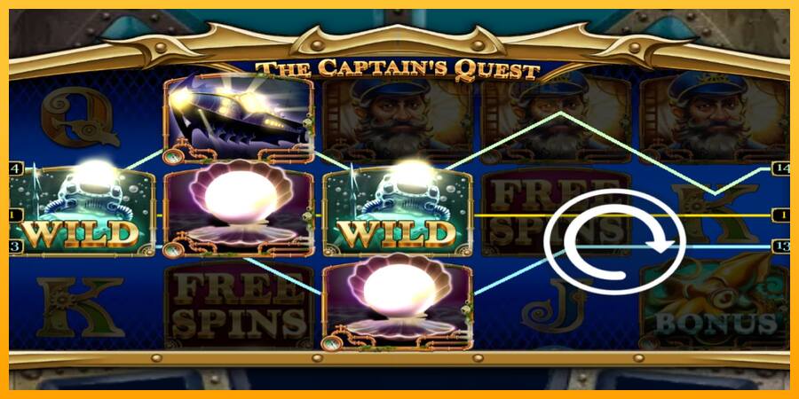 The Captains Quest παιχνιδομηχανή για τα χρήματα, εικόνα 3