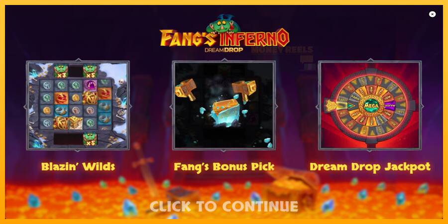 Fangs Inferno Dream Drop παιχνιδομηχανή για τα χρήματα, εικόνα 1