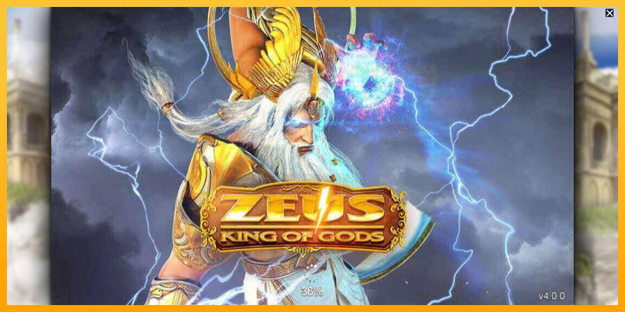 Zeus King of Gods παιχνιδομηχανή για τα χρήματα, εικόνα 1