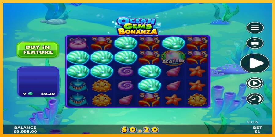 Ocean Gems Bonanza παιχνιδομηχανή για τα χρήματα, εικόνα 3