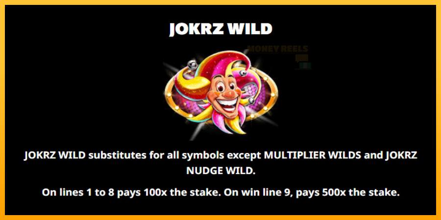 Jokrz Wild Jackpot παιχνιδομηχανή για τα χρήματα, εικόνα 5