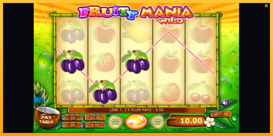 Fruity Mania παιχνιδομηχανή για τα χρήματα, εικόνα 4