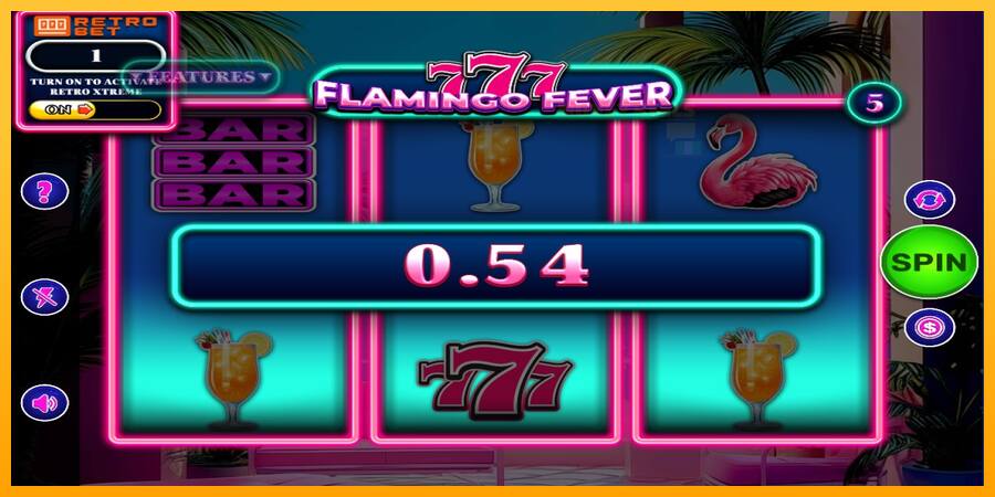 777 - Flamingo Fever παιχνιδομηχανή για τα χρήματα, εικόνα 2