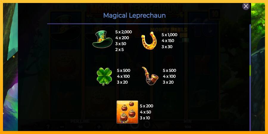 Magical Leprechaun παιχνιδομηχανή για τα χρήματα, εικόνα 6