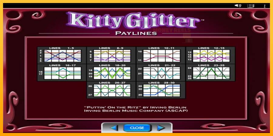 Kitty Glitter παιχνιδομηχανή για τα χρήματα, εικόνα 7