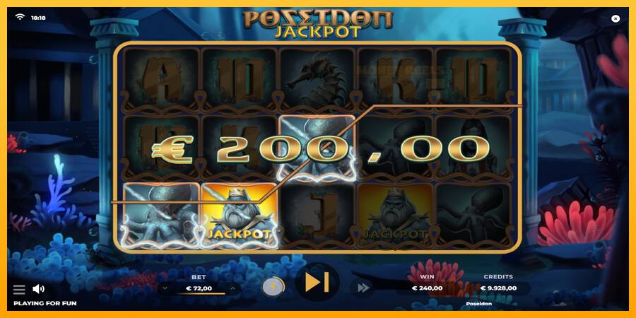 Poseidon Jackpot παιχνιδομηχανή για τα χρήματα, εικόνα 2