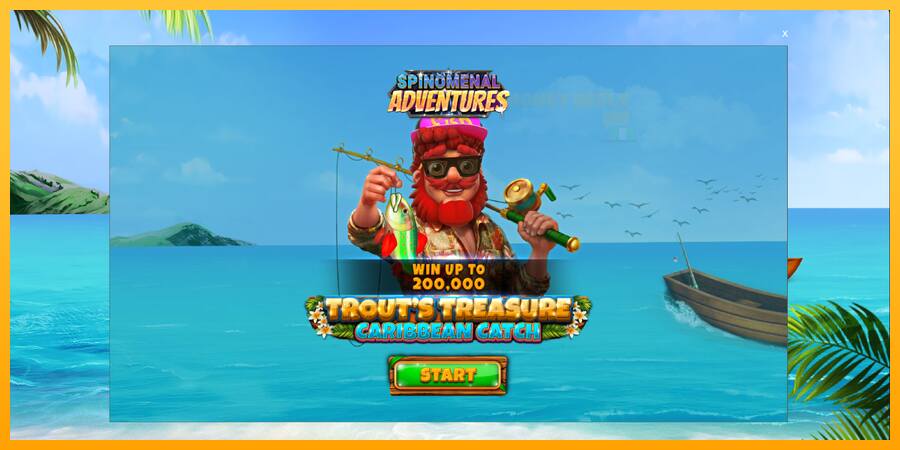 Trouts Treasure Caribbean Catch παιχνιδομηχανή για τα χρήματα, εικόνα 1