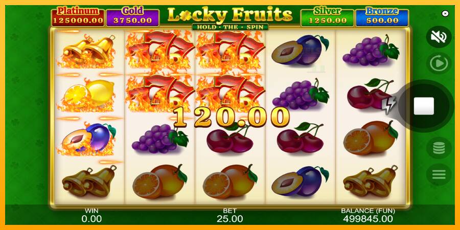 Locky Fruits: Hold the Spin παιχνιδομηχανή για τα χρήματα, εικόνα 3