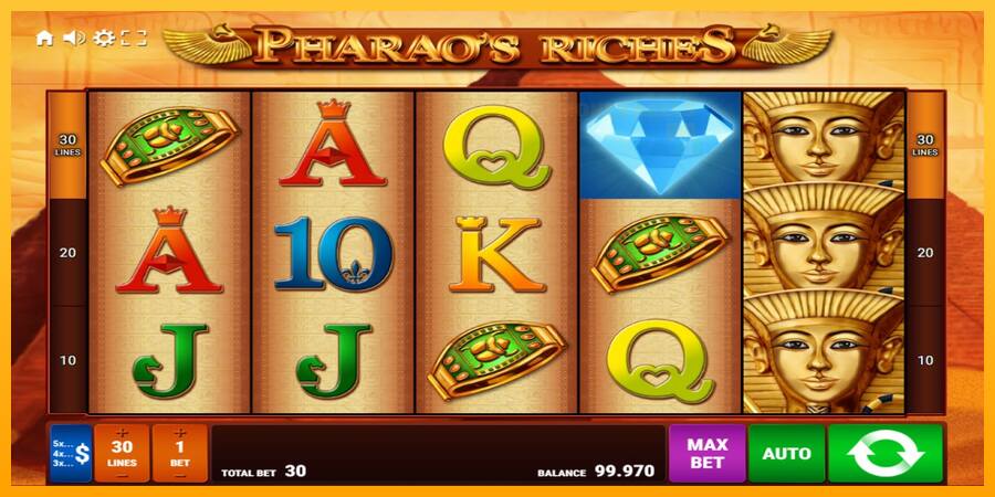 Pharaos Riches παιχνιδομηχανή για τα χρήματα, εικόνα 1