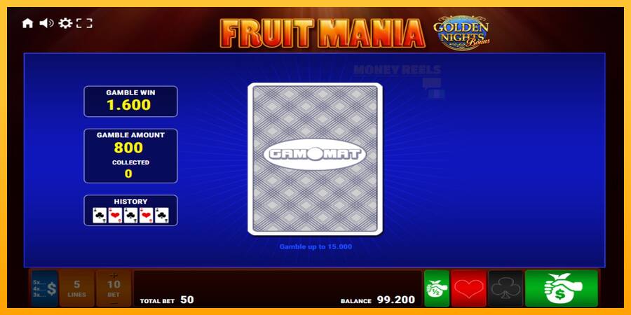 Fruit Mania Golden Nights παιχνιδομηχανή για τα χρήματα, εικόνα 4