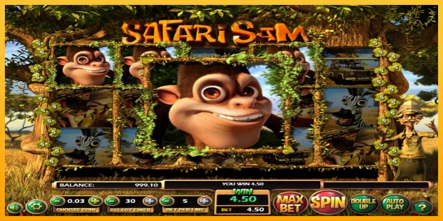 Safari Sam παιχνιδομηχανή για τα χρήματα, εικόνα 3