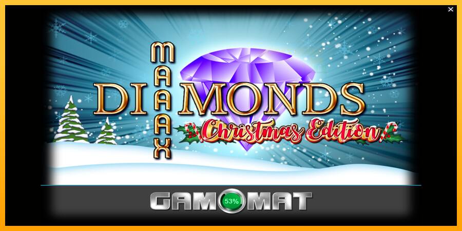 Maaax Diamonds Christmas Edition παιχνιδομηχανή για τα χρήματα, εικόνα 1