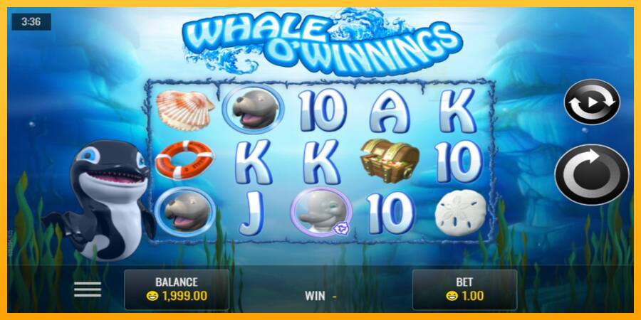 Whale O’Winnings παιχνιδομηχανή για τα χρήματα, εικόνα 1