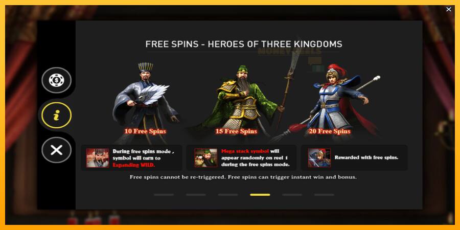 Three Kingdoms παιχνιδομηχανή για τα χρήματα, εικόνα 7