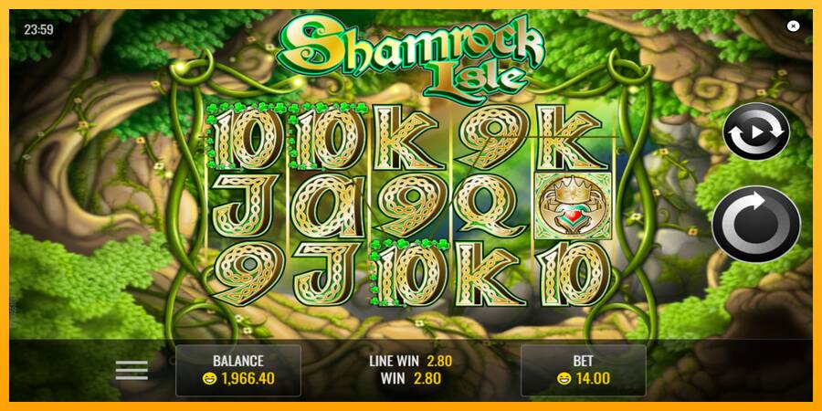 Shamrock Isle παιχνιδομηχανή για τα χρήματα, εικόνα 3