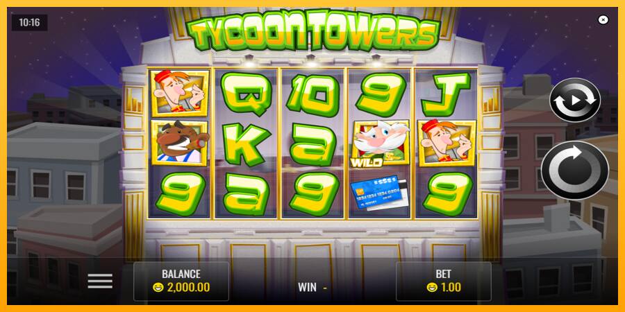 Tycoon Towers παιχνιδομηχανή για τα χρήματα, εικόνα 2