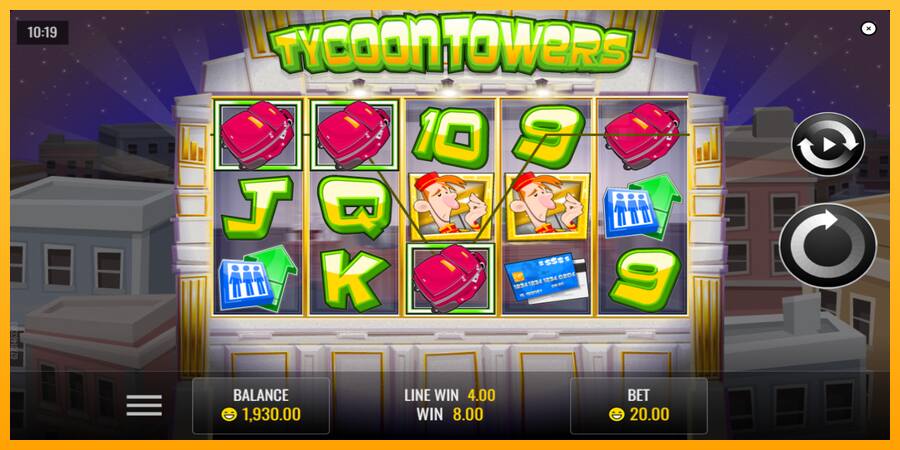 Tycoon Towers παιχνιδομηχανή για τα χρήματα, εικόνα 4