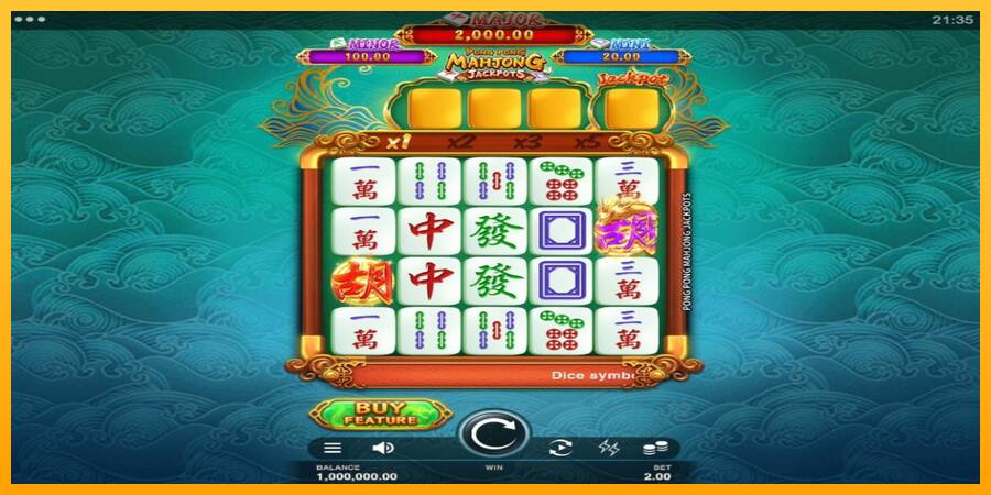 Pong Pong Mahjong Jackpots παιχνιδομηχανή για τα χρήματα, εικόνα 1