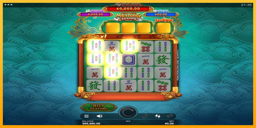 Pong Pong Mahjong Jackpots παιχνιδομηχανή για τα χρήματα, εικόνα 2